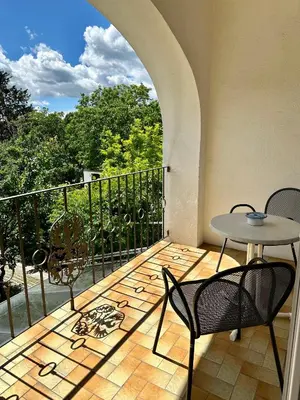 Ein Balkon oder eine Terrasse in der Unterkunft Ferienwohnung Gabriel