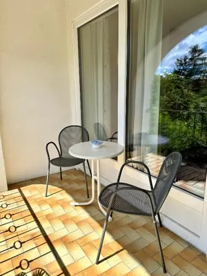 Ein Balkon oder eine Terrasse in der Unterkunft Ferienwohnung Gabriel