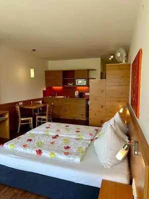 Ein Bett oder Betten in einem Zimmer der Unterkunft Ferienwohnung Gabriel
