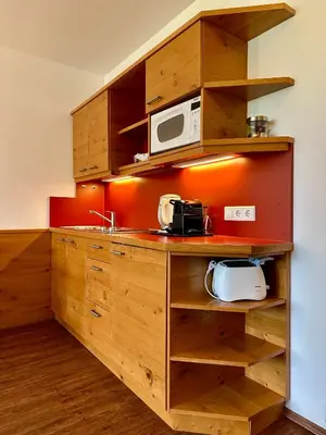 Küche/Küchenzeile in der Unterkunft Ferienwohnung Gabriel