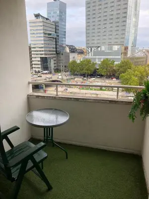 Ein Balkon oder eine Terrasse in der Unterkunft Apartment Domino