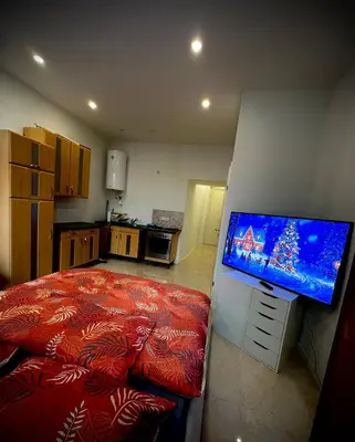 Küche/Küchenzeile in der Unterkunft Smart Home Vienna