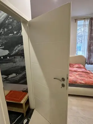 Ein Bett oder Betten in einem Zimmer der Unterkunft Smart Home Vienna