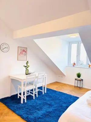 Ein Bett oder Betten in einem Zimmer der Unterkunft Simply fourth apartment