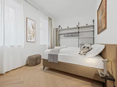 Ein Bett oder Betten in einem Zimmer der Unterkunft Living No 5 by GT7 Hospitality