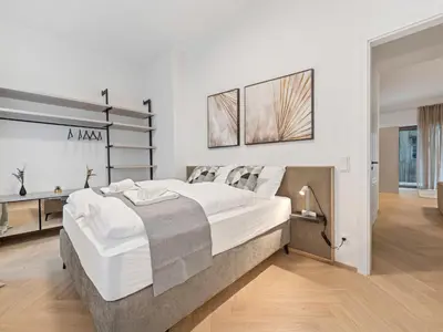 Ein Bett oder Betten in einem Zimmer der Unterkunft Living No 5 by GT7 Hospitality