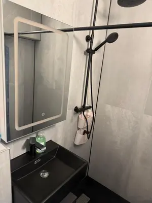 Ein Badezimmer in der Unterkunft Apartment Vienna