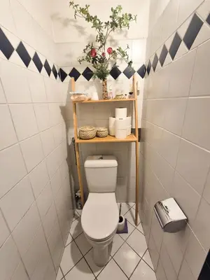 Ein Badezimmer in der Unterkunft Wohnung mit Wiener Flair