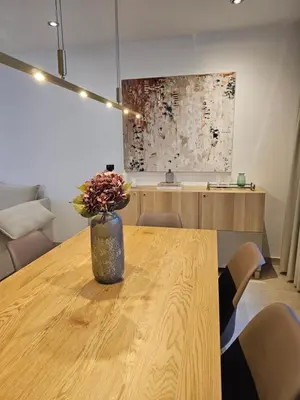 Ein Sitzbereich in der Unterkunft Luxury Apartment with Sauna in City Center
