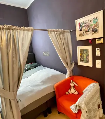 Ein Bett oder Betten in einem Zimmer der Unterkunft Feel at home - Self Check In