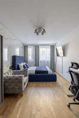 Ein Sitzbereich in der Unterkunft EA- Design Apartment nähe Hauptplatz