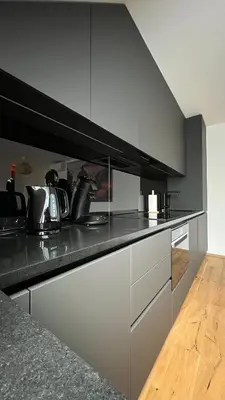 Küche/Küchenzeile in der Unterkunft Vienna Apartment Ortnergasse