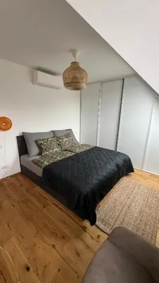 Ein Bett oder Betten in einem Zimmer der Unterkunft Vienna Apartment Ortnergasse