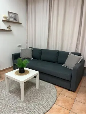 Ein Sitzbereich in der Unterkunft Cozy Apartment in Central Vienna