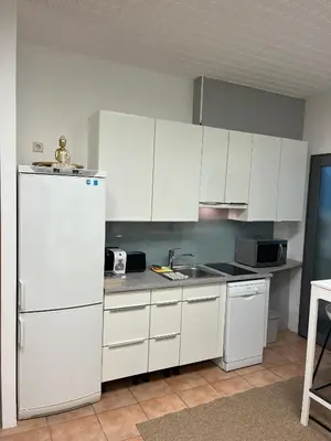 Küche/Küchenzeile in der Unterkunft Cozy Apartment in Central Vienna