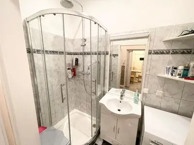 Ein Badezimmer in der Unterkunft City Apartment