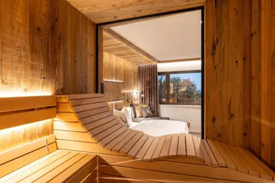 Ein Sitzbereich in der Unterkunft HillsideHome Donnerskirchen, Neu ab 10-2025