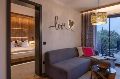 Ein Bett oder Betten in einem Zimmer der Unterkunft HillsideHome Donnerskirchen, Neu ab 10-2025