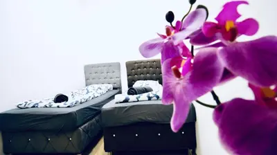 Ein Sitzbereich in der Unterkunft Modern 2BR Family-Friendly Apartment