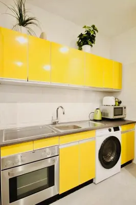 Küche/Küchenzeile in der Unterkunft Budget-Friendly 2-Bedroom Apartment with Living Room for 6