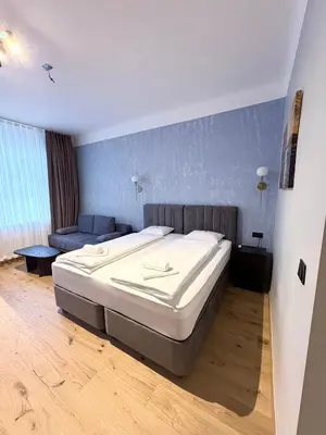 Ein Bett oder Betten in einem Zimmer der Unterkunft Art Living Vienna