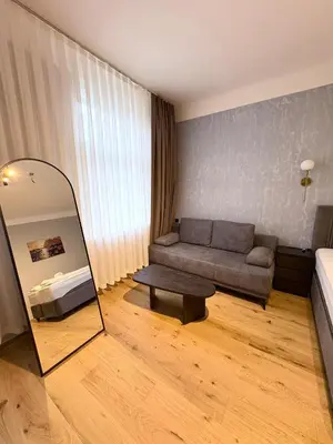 Ein Sitzbereich in der Unterkunft Art Living Vienna