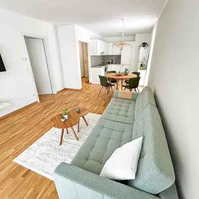 Zentrales Business Apartment mit Schlafzimmer
