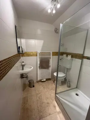 Ein Badezimmer in der Unterkunft Masionette Wohnung in Weinregion 30 min südlich von Wien