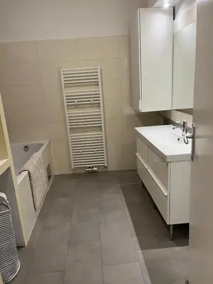 Ein Badezimmer in der Unterkunft Masionette Wohnung in Weinregion 30 min südlich von Wien