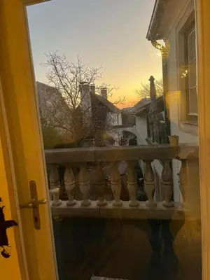 Ein Balkon oder eine Terrasse in der Unterkunft Masionette Wohnung in Weinregion 30 min südlich von Wien