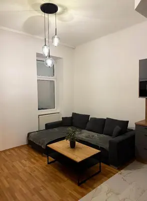 Ein Sitzbereich in der Unterkunft Wohnung in 1030 Wien
