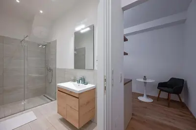 Ein Badezimmer in der Unterkunft Apartment Sunshine - right near Vienna's Old City