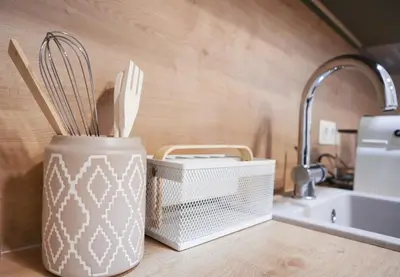 Ein Badezimmer in der Unterkunft Apartment Exclusive - right near Vienna's Old City