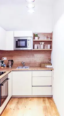 Küche/Küchenzeile in der Unterkunft Apartment Deluxe - right near Vienna's Old City