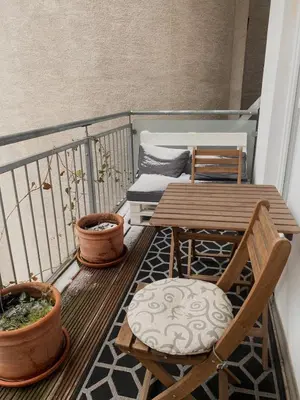 Ein Balkon oder eine Terrasse in der Unterkunft Urban Hotspot Apartment