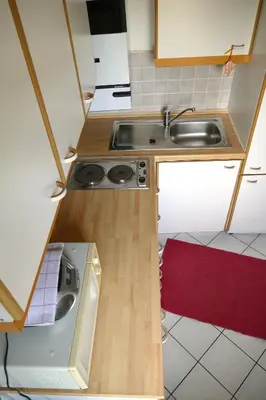 Küche/Küchenzeile in der Unterkunft Apartment Trappelgasse