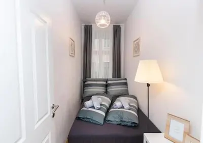 Ein Bett oder Betten in einem Zimmer der Unterkunft Premium Deluxe in the Center