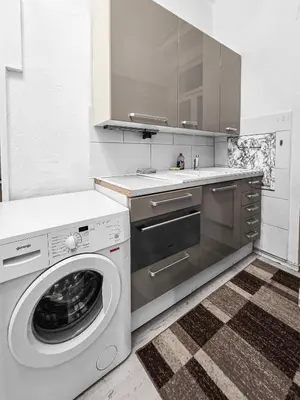 Küche/Küchenzeile in der Unterkunft 2Bedroom Augarten