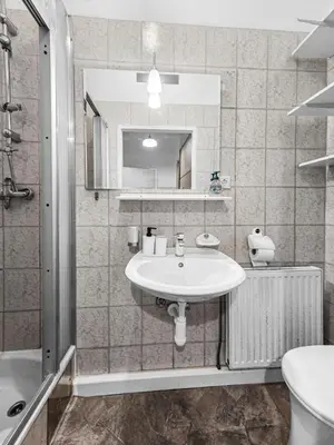 Ein Badezimmer in der Unterkunft 2Bedroom Augarten
