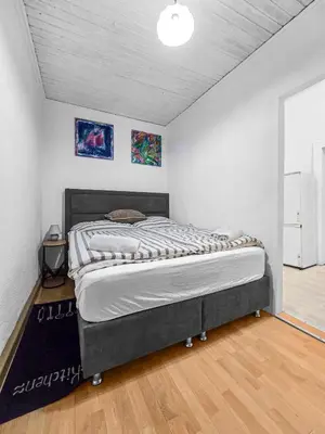 Ein Bett oder Betten in einem Zimmer der Unterkunft 2Bedroom Augarten