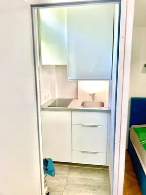Ein Bett oder Betten in einem Zimmer der Unterkunft Apartment Studio Med Uni Wien