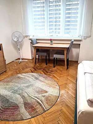Ein Sitzbereich in der Unterkunft Apartment Studio Med Uni Wien