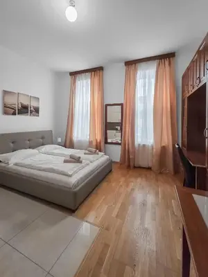 Ein Bett oder Betten in einem Zimmer der Unterkunft Studio Apartment