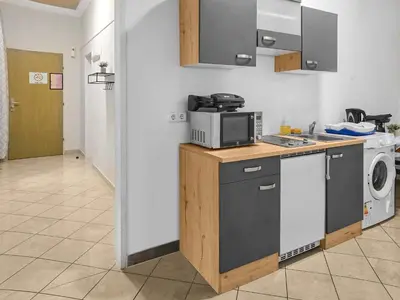 Küche/Küchenzeile in der Unterkunft 4Rooms center