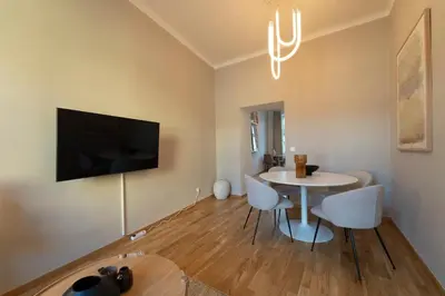 TV/Unterhaltungsangebot in der Unterkunft josef's home I Urban Living I Premium Apartment 04