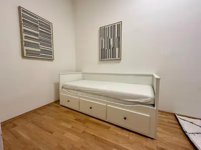 Ein Bett oder Betten in einem Zimmer der Unterkunft Belvedere Central Station Apartment