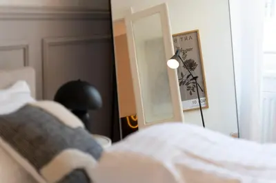 Ein Bett oder Betten in einem Zimmer der Unterkunft josef's home I Urban Living I Premium Apartment 02