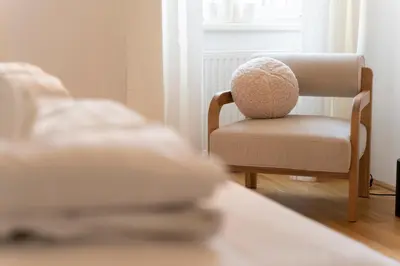 Ein Bett oder Betten in einem Zimmer der Unterkunft josef's home I Urban Living I Premium Apartment 02