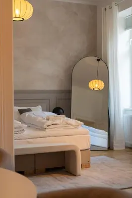 Ein Bett oder Betten in einem Zimmer der Unterkunft josef's home I Urban Living I Premium Apartment 02