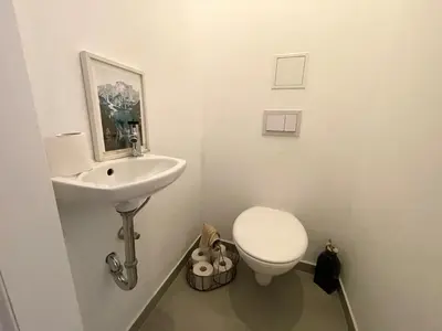 Ein Badezimmer in der Unterkunft Altbau mit Stil im Dritten